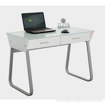 Nieuw modern design Wit schilderij glazen bureau